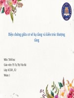 Biện chứng giữa Cơ sở hạ tầng và kiến trúc thượng tầng