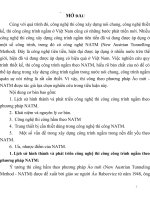 nghiên cứu quy trình thiết kế, thi công công trình ngầm theo NATM, áp dụng trong xây dựng công trình ngầm trong nước và công trình ngầm quân sự