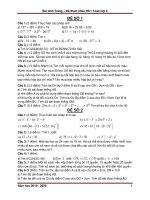 ĐỀ THAM KHAO HK 1 (KHỐI 6)