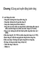 Bài giảng, dung sai lắp ghép, Chương 8, Dung sai truyền động bánh răng