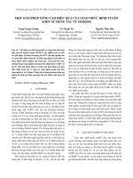 MỘT GIẢI PHÁP NÂNG CAO HIỆU QUẢ của GIAO THỨC ĐỊNH TUYẾN AODV sử DỤNG tác tử DI ĐỘNG 