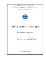 Hoàn thiện công tác kế toán tiền lương tại công ty TNHH hoàng phát 