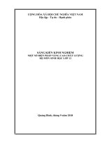 SKKN một số biện pháo nâng cao chất lượng bộ môn sinh học lớp 12 