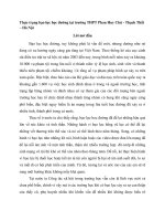 Thực trạng bạo lực học đường của học sinh tại trường trung học phổ thông phan huy chú   thạch thất – hà nội