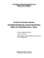 SKKN tích hợp liên môn anh – địa về chủ đề cộng đồng các nước đông nam á  