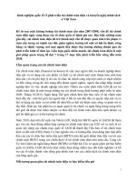 Kinh nghiệm quốc tề về phát triển tài chính toàn diện và khuyến nghị chính sách ở Việt Nam