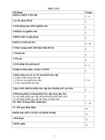 SKKN thiết kế và sửng dụng phiếu học tập theo hướng phát huy tính tích cực chủ động sáng tạo và tự học của học sinh phần chuyển hóa vật chất và năng lượng ở động vật môn sinh học lớp 1 