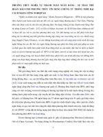 PHƯƠNG THỨC NGHĨA VỤ THANH TOÁN NGÂN HÀNG  SỰ THAY THẾ HOÀN HẢO CHO PHƯƠNG THỨC TÍN DỤNG CHỨNG TỪ TRONG THỜI ĐẠI CÁCH MẠNG CÔNG NGHIỆP 4.0