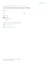 59 april 1058 lattice based cryptography using internet of things