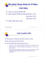 Điện tử viễn thông slide 1 gioi thieu mang thong tin di dong khotailieu 