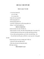 CHUYÊN đề LỊCH sử QUAN hệ QUỐC tế từ năm 1945 đến NAY 