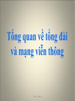 ĐIỆN tử VIỄN THÔNG c1  d4seminar tong quan ve mangVT va tong quan ve tong dai khotailieu 