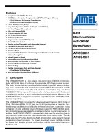 Điện tử viễn thông AT89S2051 4051 khotailieu 