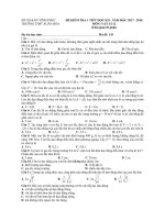 Đề kiểm tra 1 tiết HK1 vật lý 12 năm học 2017 2018 trường xuân hòa vĩnh phúc 