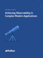 IT training achieving observability in modern applications khotailieu 