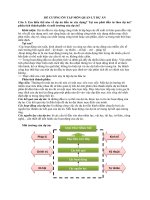 ĐỀ CƯƠNG ôn tập môn QUẢN lý dự án