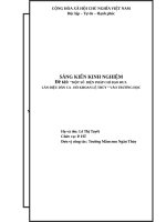 Một số biện pháp nâng cao chất lượng giáo dục trẻ 3 4 tuổi theo hướng giáo dục lấy trẻ làm trung tâm 