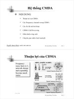 Điện tử viễn thông slide 4 he thong CDMA khotailieu 