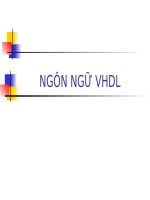 ĐIỆN tử VIỄN THÔNG 3  vhdl khotailieu 
