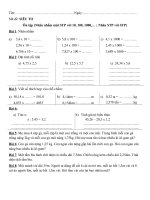 Ôn tập Toán lớp 5 buổi 2 tuần 12