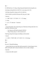 ĐIỆN tử VIỄN THÔNG bài tập thiết kế và quy hoạch mạng viễn thông khotailieu 