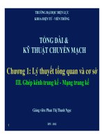 Điện tử viễn thông c1 3  ghép kênh trung kế   mạng trung kế khotailieu 