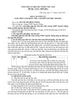 GIẢI PHÁP GIÚP học SINH (có KHẢ NĂNG điểm dưới 5 0) NÂNG CAO HIỆU QUẢ học tập môn SINH học 