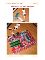 Điện tử viễn thông HDSD 89s ISP programmer khotailieu 