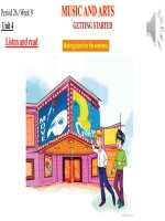 Unit 04 1 music and arts lesson 1 getting started kho tài liệu học tiếng anh 