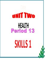 Unit 2 5 health lesson 5 skills 1 kho tài liệu học tiếng anh 