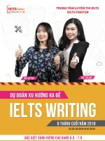 Dự đoán xu hướng ra đề IELTS writing 6 tháng cuối năm 2018 ebook kho tài liệu học tiếng anh 