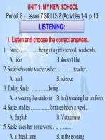 UNIT 1 6   SKILL 2 kho tài liệu học tiếng anh 