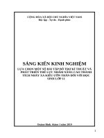 SKKN lựa chọn một số bài tập bổ trợ kỷ thuật và phát triển thể lực nhằm nâng cao thành tích nhảy xa kiểu ưỡn thân đối với học sinh lớp 11 