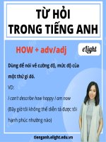 TỪ để hỏi TRONG TIẾNG ANH kho tài liệu học tiếng anh 
