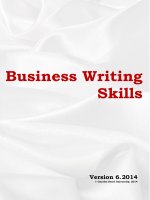 Business writing skills kho tài liệu học tiếng anh 