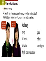 Developing UNIT 11 TV kho tài liệu học tiếng anh 