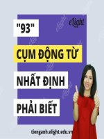 CỤM ĐỘNG từ kho tài liệu học tiếng anh 