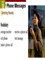 DEVELOPING UNIT 18 TV kho tài liệu học tiếng anh 