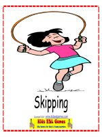 Action verbs present continuous flashcards 2 kho tài liệu học tiếng anh 