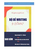 WRITING FORECAST 5 8  2017  kho tài liệu học tiếng anh 