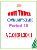 Unit 3 2 community service lesson 2 a closer look 1 kho tài liệu học tiếng anh 