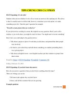 TỔNG hợp SPEAKING TIPS từ a   z của THẦY SIMON kho tài liệu học tiếng anh 