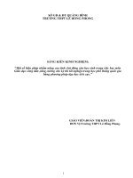 SKKN một số biện pháp nhằm nâng cao tính chủ động của học sinh trong việc học môn giáo dục công dân ,tăng cường cho kỳ thi tốt nghiệp trung học phổ thông quốc gia bằng phương pháp dạy 