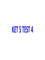 CUP 5 TEST 1 kho tài liệu học tiếng anh 