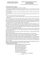 Đề KSCL giữa học kỳ 1 ngữ văn 12 năm 2018 2019 trường bùi thị xuân TT  huế 