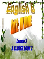Unit 2 3 a CLOSER LOOK 2 kho tài liệu học tiếng anh 