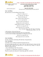 28 de thi tuyen sinh vao lop 10 mon ngu van nam 2018