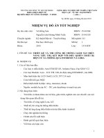 Đồ án tốt nghiệp  thiết kế và thi công hệ thống giám sát điện năng tiêu thụ kết hợp với điều khiển thiết bị điện từ xa thông qua internet và lora 