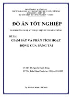Đồ án tốt nghiệp  giám sát và phân tích hoạt động của băng tải 
