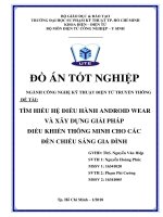 Luận Văn Tìm hiểu hệ điều hành Android Wear và xây dựng giải pháp điều khiển thông minh cho các đèn chiếu sáng gia đình